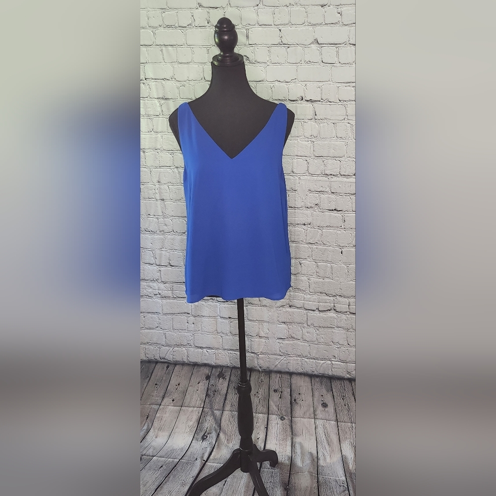 Chiffon crossback top
